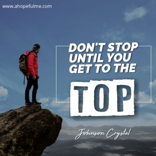 Until you get to the Top 