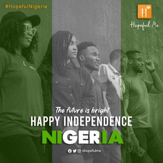 Happy independence day Nigeria 