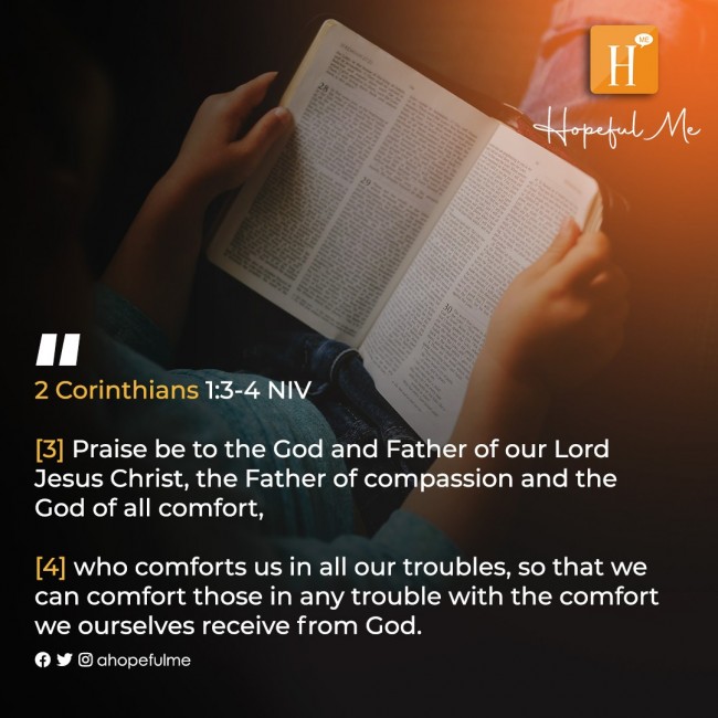 God has comforted us