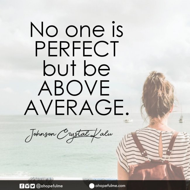 Be above average 