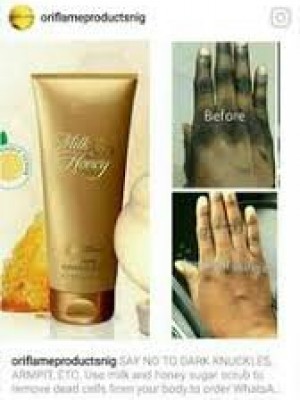 Oriflame milk and gold cream